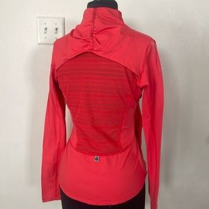 Athletic orange jacket